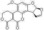 structure of CAS# 1165-39-5, Aflatoxin G1;(7aR,10aS)-3,4,7a,10a-Tetrahydro-5-methoxy-1H,12H-furo[3',2':4,5]furo[2,3-h]pyrano[3,4-c][1]benzopyran-1,12-dione