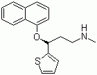 structure of CAS# 116539-59-4, Duloxetine;N-Methyl-gama-(1-naphthalenyloxy)-2-thiophenepropanamine