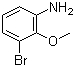 structure of CAS# 116557-46-1, 3-Bromo-2-methoxyaniline;3-Bromo-o-anisidine
