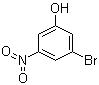 结构式 CAS# 116632-23-6, 3-溴-5-硝基苯酚