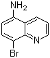 structure of CAS# 116632-58-7, 5-Amino-8-bromoquinoline;8-Bromoquinolin-5-amine