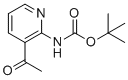 结构式 CAS# 1166997-11-0, N-(3-乙酰基吡啶-2-基)氨基甲酸叔丁酯