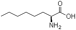 结构式 CAS# 116783-26-7, (S)-2-氨基辛酸