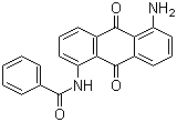 structure of CAS# 117-06-6, 1-Amino-5-benzoylaminoanthraquinone;N-(5-Amino-9,10-dioxo-9,10-dihydro-1-anthracenyl)benzamide