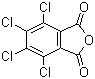结构式 CAS# 117-08-8, 四氯邻苯二甲酸酐; 四氯苯酐