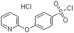 结构式 CAS# 1170110-04-9, 4-(2-吡啶氧基)苯磺酰氯盐酸盐