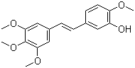 structure of CAS# 117048-59-6, Combretastatin A4;(Z)-2-Methoxy-5-(3,4,5-trimethoxystyryl)phenol