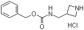 结构式 CAS# 1171130-36-1, 3-[[[苄氧羰基]氨基]甲基]吖丁啶盐酸盐