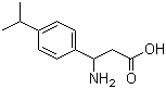 structure of CAS# 117391-53-4, 3-Amino-3-(4-isopropylphenyl)propanoic acid;3-(4-Isopropylphenyl)-beta-alanine