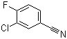 structure of CAS# 117482-84-5, 3-Chloro-4-fluorobenzonitrile