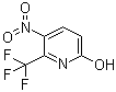 structure of CAS# 117519-19-4, 6-Trifluoromethyl-5-nitropyridin-2-ol;5-Nitro-6-(trifluoromethyl)-2(1H)-pyridinone; 5-Nitro-6-(trifluoromethyl)pyridin-2-ol