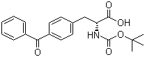 结构式 CAS# 117666-94-1, N-叔丁氧羰基-D-4-苯甲酰基苯丙氨酸