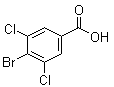 structure of CAS# 117738-75-7, 4-Bromo-3,5-dichlorobenzoic acid;NSC 190707