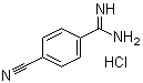 结构式 CAS# 117837-77-1, 4-氰基苯甲脒单盐酸盐