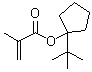 结构式 CAS# 1179475-19-4, 2-甲基-2-丙烯酸 1-(1,1-二甲基乙基)环戊基酯