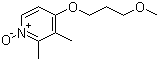 structure of CAS# 117977-18-1, 4-(3-Methoxypropoxy)-2,3-dimethylpyridine-N-oxide
