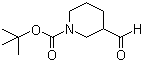 structure of CAS# 118156-93-7, N-Boc-3-formylpiperidine;3-Formylpiperidine-1-carboxylic acid tert-butyl ester