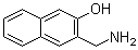 structure of CAS# 1181563-65-4, 3-(Aminomethyl)-2-naphthalenol