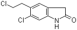 structure of CAS# 118289-55-7, 5-Chloroethyl-6-chloro-1,3-dihydro-2H-indole-2-one;6-Chloro-5-(2-chloroethyl)-1,3-dihydro-2h-indol-2-one