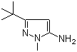 结构式 CAS# 118430-73-2, 3-叔丁基-1-甲基-1H-吡唑-5-胺