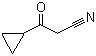 structure of CAS# 118431-88-2, 3-Cyclopropyl-3-oxopropanenitrile