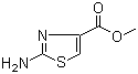 结构式 CAS# 118452-04-3, 2-氨基噻唑-4-甲酸甲酯