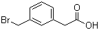 结构式 CAS# 118647-53-3, 3-(溴甲基)苯乙酸