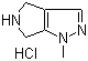 structure of CAS# 1187830-68-7, 1,4,5,6-Tetrahydro-1-methylpyrrolo[3,4-c]pyrazole hydrochloride
