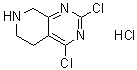 结构式 CAS# 1187830-76-7, 2,4-二氯-5,6,7,8-四氢吡啶并[3,4-d]嘧啶盐酸盐