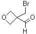 结构式 CAS# 1188264-39-2, 3-(溴甲基)-3-氧杂环丁烷甲醛