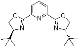 结构式 CAS# 118949-63-6, 2,6-二[(4S)-4-叔丁基-2-恶唑啉基]吡啶