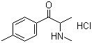 structure of CAS# 1189726-22-4, 2-(Methylamino)-1-(4-methylphenyl)-1-propanone hydrochloride