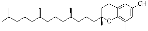 结构式 CAS# 119-13-1, D-delta-生育酚