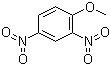 structure of CAS# 119-27-7, 2,4-Dinitroanisole;1-Methoxy-2,4-dinitrobenzene
