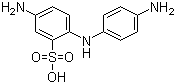 结构式 CAS# 119-70-0, 4,4'-二氨基二苯胺-2-磺酸
