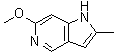 structure of CAS# 1190315-80-0, 6-Methoxy-2-methyl-1H-pyrrolo[3,2-c]pyridine