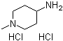 结构式 CAS# 1193-03-9, 4-氨基-1-甲基哌啶二盐酸盐