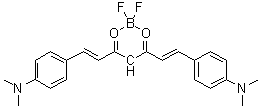 structure of CAS# 1193447-34-5, (T-4)-[(1E,6E)-1,7-Bis[4-(dimethylamino)phenyl]-1,6-heptadiene-3,5-dionato]difluoroboron;CRANAD 2