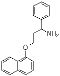 structure of CAS# 119357-34-5, alpha-[2-(1-Naphthalenyloxy)ethyl]benzenemethanamine