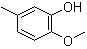 结构式 CAS# 1195-09-1, 2-羟基-4-甲基苯甲醚