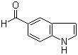 structure of CAS# 1196-69-6, 5-Indolealdehyde;5-Formylindole; Indole-5-carboxaldehyde