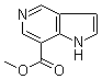 structure of CAS# 1196047-26-3, 1H-Pyrrolo[3,2-c]pyridine-7-carboxylic acid methyl ester;Methyl 1H-pyrrolo[3,2-c]pyridine-7-carboxylate