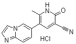 structure of CAS# 119615-63-3, Olprinone hydrochloride;Coretec; E 1020; Loprinone hydrochloride