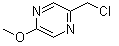 structure of CAS# 1196156-90-7, 2-(Chloromethyl)-5-methoxy-pyrazine