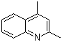 结构式 CAS# 1198-37-4, 2,4-二甲基喹啉