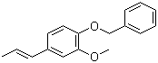 structure of CAS# 120-11-6, 1-Benzyloxy-2-methoxy-4-propenylbenzene ;2-Methoxy-4-propenylphenyl benzyl ether