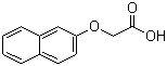 structure of CAS# 120-23-0, 2-Naphthoxyacetic acid;(2-Naphthyloxy)acetic acid; beta-Naphthoxyacetic acid
