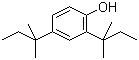 结构式 CAS# 120-95-6, 2,4-二叔戊基苯酚