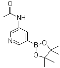结构式 CAS# 1201645-46-6, 3-乙酰氨基-吡啶-5-硼酸频哪醇酯