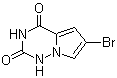 结构式 CAS# 1201784-90-8, 6-溴吡咯并[2,1-f][1,2,4]三嗪-2,4(1H,3H)-二酮